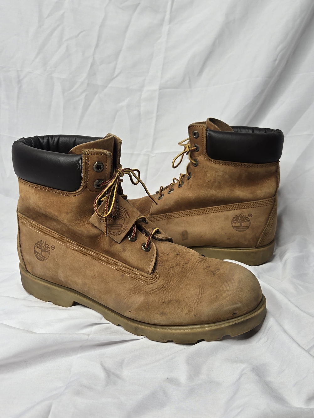 Timberland 6-Inch Premium Waterproof Boots Men's 12M Wheat 10076